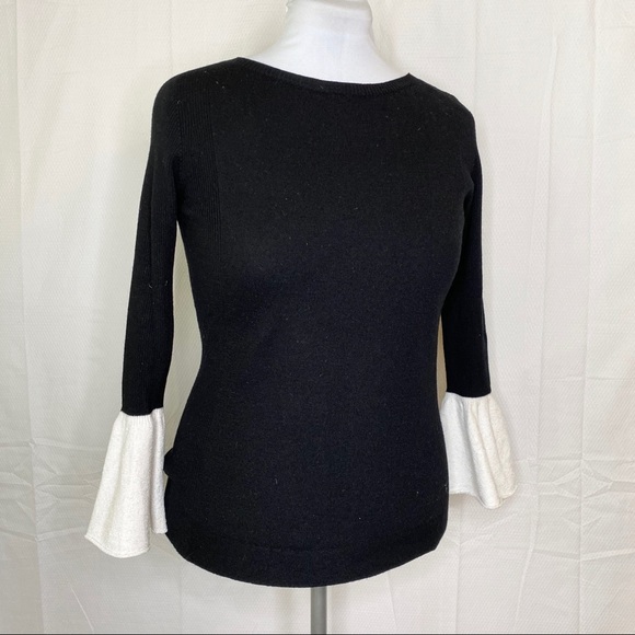 D. Exterior‎ Extra Fine Wool Black Tunic Sweater M - Picture 1 of 7
